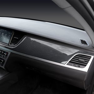 제네시스 G80 스포츠 DH 튜닝 용품 대쉬보드 프레임 커버 카본 몰딩