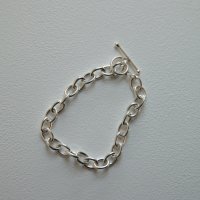 silver bold chain bracelet 실버볼드체인팔찌