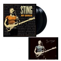 스팅 LP Sting - My Songs 블랙 컬러 바이닐 레코드 판