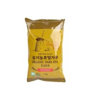 (유통기한 할인)유기농 호밀가루(1kg) - organic 호밀 제과제빵재료 홈베이킹