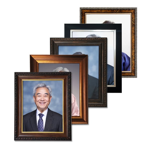 누리액자 영정액자 장수액자 영정사진 인화 추가옵션 선택