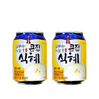 큰집 느린식혜 업소용 맛있는 전통 캔식혜 238ml 24캔