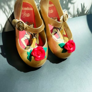 디즈니 미니멜리사 스윗러브 디즈니프린세스 미녀와야수 벨 어린이신발 아이신발 젤리슈즈