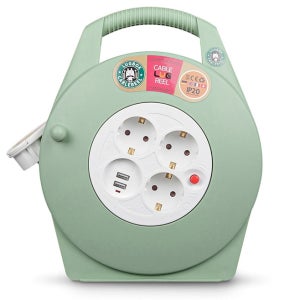 10m 오토 릴선 캠핑장 오토릴 캠핑용 용품 캠핑 리드선 연장선 전기선 usb 연장 자동