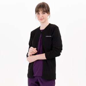 쿡션 라운드가디건 식당 실내 바리스타 서빙 주방 카페유니폼