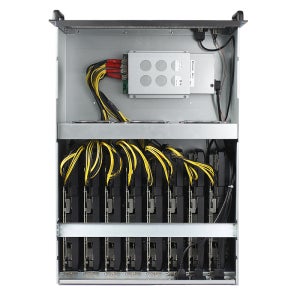 GPU케이스 IDC 기계실 이더팡 본체 8 그래픽카드 ETH 기계함 19인치 4U 기대식 GPU 전면 3865 다이렉트 플랫폼 00194705