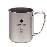 스노우피크 220ml 다목적티타늄 싱글 머그220 Snow Peak MG-141