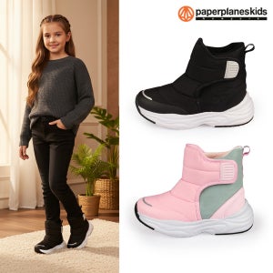 키즈 패딩 방한 부츠 여아 남아 초등 학생 아동 겨울 방한화 슈즈 롱 신발 PS8211