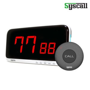 슬림방수 호출벨세트(ST-300+SR-A2002) 식당콜벨 테이블벨