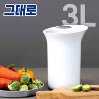 루헨 진공 음식물 쓰레기통 그대로 음쓰통 3L 냄새차단