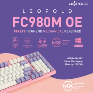 [당일출고] 레오폴드 FC980M NANA 나나 핑크 에디션 키보드 극 소량 입고