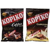 kopiko Coffee and Cappuccino Candy 코피코 커피 & 카푸치노 초콜릿 사탕 캔디 4.23oz(120g) 6팩