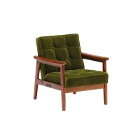 [가리모쿠60] 케이체어 K-chair MINI MOQUETTE GREEN / walnut