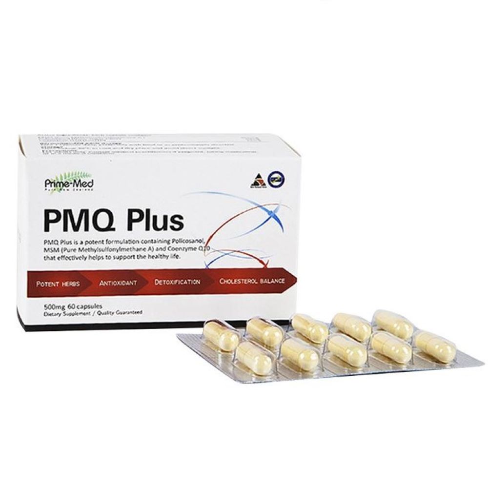 뉴질랜드 프라임메드 PMQ <b>플러스</b> 60캡슐 (콜레스테롤 관리, 혈행개선)
