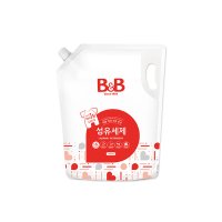 비앤비 섬유세제 리필 1800ml/아기 유아 세제 세탁