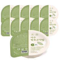 밥맛그대로 저칼로리 식이섬유 국산 여주 함유 발효 곤약밥 150g 제로레시피