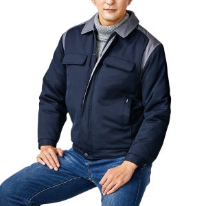 겨울 작업복 점퍼 추동 근무복 상의 잠바 현장 방한복 남자 회사동복 남성 동계 PW905
