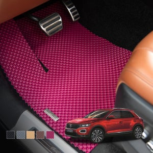 2022 폭스바겐 티록 스타일 프리미엄 프레스티지 벌집 차량용 엠보싱 고무 매트