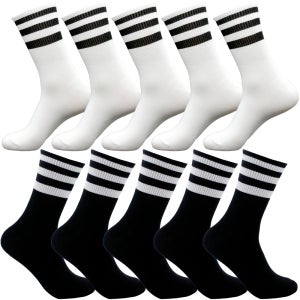 지니양말 국산 남성 삼선 중목 양말 10켤레