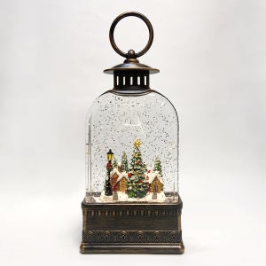 스노우볼 크리스마스 워터볼 오르골 선물 마을 LED