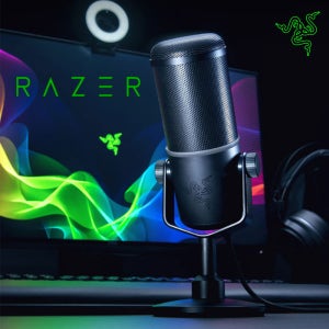 [레이저 코리아] 레이저 세이렌 엘리트 방송용 마이크 블랙