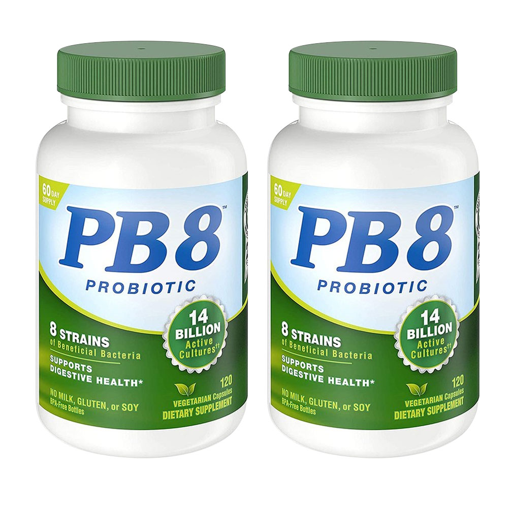 뉴트리션나우 <b>PB8 프로바이오틱</b> 140억 유산균 120캡슐 x 2개
