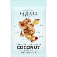 Sahale Snacks Pineapple Rum Cashew Coconut Snack Mix 사할리스낵 파인애플 럼 캐슈 코코넛 1.5oz(42.5g) 18팩