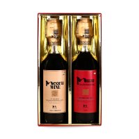 덕유와이너리 무주구천동 머루와인 3호 미디움+스위트 12도 750ml 2본 선물세트