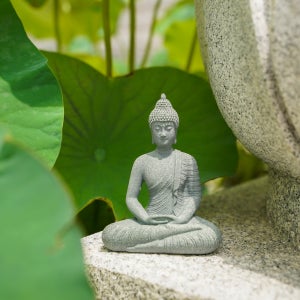 가정용 미니 좌불 석상 불교 굿즈 부처님 앉은 불상