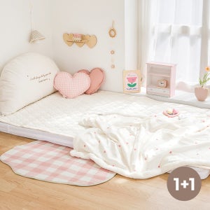 (1+1)베베누보 카본 온열매트 전자파 걱정 없는 탄소 전기매트 커버분리형(슈퍼싱글)