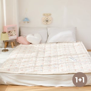 (1+1)베베누보 카본 온열매트 전자파 걱정 없는 탄소 전기매트 커버분리형(패밀리)