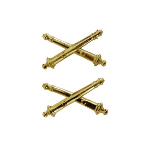 미군 금속 배지 US Insignia Gold Field Artillery
