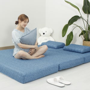 메모리폼 토퍼 3단 접이식 매트리스 13cm 싱글