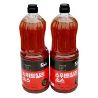 바로 스위트칠리소스2kg-2개 월남쌈 햄버거 토스트 샌드위치 칠리 튀김 소스