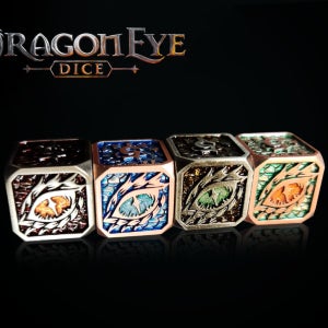 드래곤아이 메탈 크툴루의 부름 COC TRPG DND D6 육면체 주사위