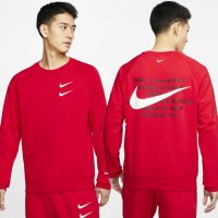 나이키 더블스우시 맨투맨 긴팔티셔츠 남성 레드 빨강 CJ4871-657 NIKE