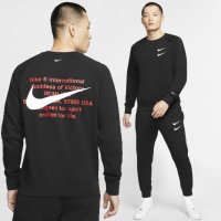 나이키 더블스우시 맨투맨 긴팔티셔츠 남성 블랙 CJ4871-010 NIKE