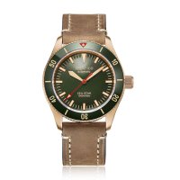 [아쿠아티코 브론즈 씨스타 방수시계] AQUATICO BRONZE SEA STAR GREEN DIAL(GREEN CERAMIC BEZEL) NO DATE [미국정품, 추가금 X]