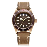 [아쿠아티코 브론즈 씨스타 방수시계] AQUATICO BRONZE SEA STAR BROWN DIAL(CERAMIC INSERT) [미국정품, 추가금 X]