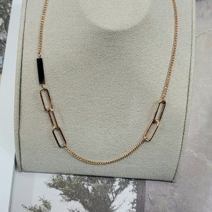14k 18k 폴니나 볼드 유니크 패셔너블 클립 체인 목걸이