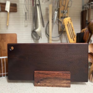 [가볍고 칼집 적은 도마] 탄화 메이플 도마