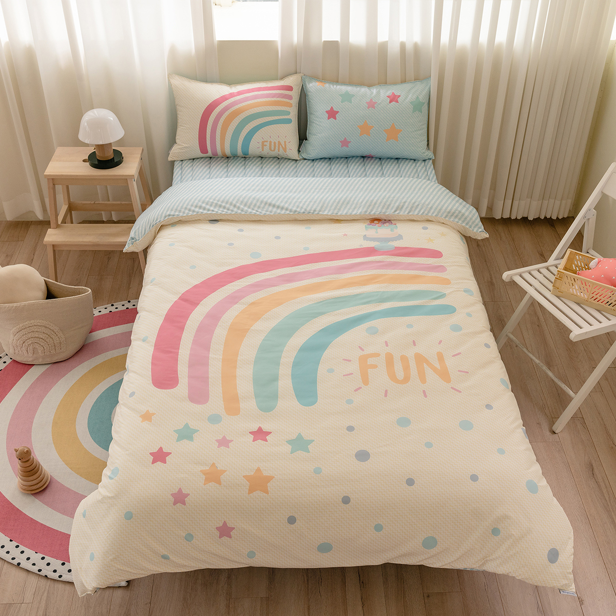 <b>키즈 알러지</b> 사계절 무봉제 누빔 이불커버 패드세트 S.SS(싱글.슈퍼싱글겸용)