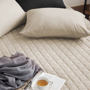 더자리 순면 누빔 전기매트 온수매트커버 S Q 5컬러 가을 겨울용