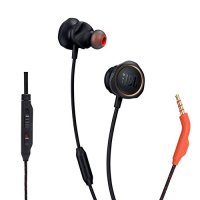 블랙 JBL Quantum 50 인이어 게임용 헤드폰 - PC 및 콘솔용 - 마이크 및 음소거 기능이 있는 헤드셋 - 모든 플 -142777