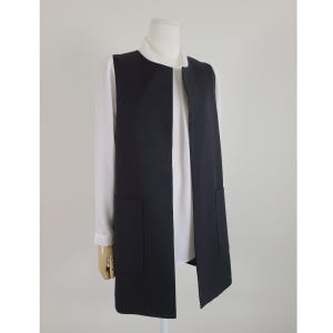 55-100 오피스 정장 하객룩 봄가을 조끼 빅사이즈 중년여성 베스트 엄마옷