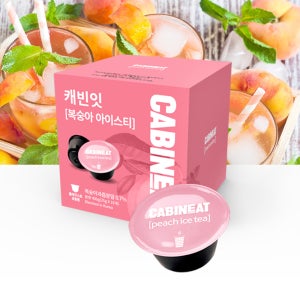 캐빈잇 돌체구스토 호환 캡슐 복숭아아이스티 16개입