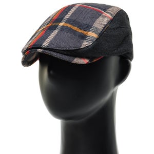 체크배색 중년 남성 헌팅캡 뉴스보이캡 가을 겨울 챙모자 아빠 선물