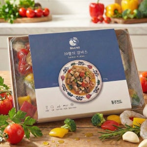 블루키트 10월의 수제 감바스 밀키트 970g 2-3인분 기본 매콤한맛