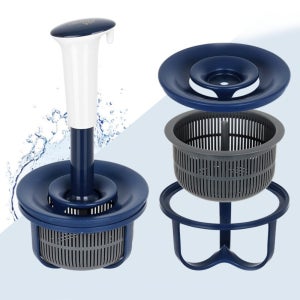 싱크대 거름망 탈수 트랩 음식물 쓰레기 수동 탈수기 건조기 음쓰 건조 홀더