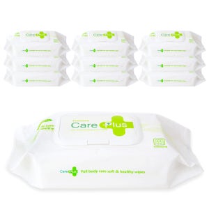 비츄인 케어플러스 엠보싱 두꺼운 물티슈 72매 캡형 10팩 M007 도톰한 프리미엄 물휴지